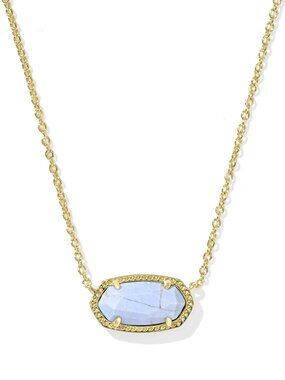 Elisa Gold Short Pendant Necklace